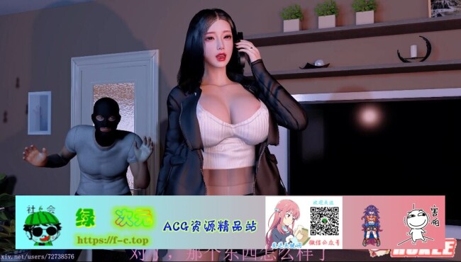 【3D极品/中文/全动态】[VAM] 采花贼：究极黑丝美人 2K中文步兵版【新作/国语CV/11G】